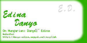 edina danyo business card